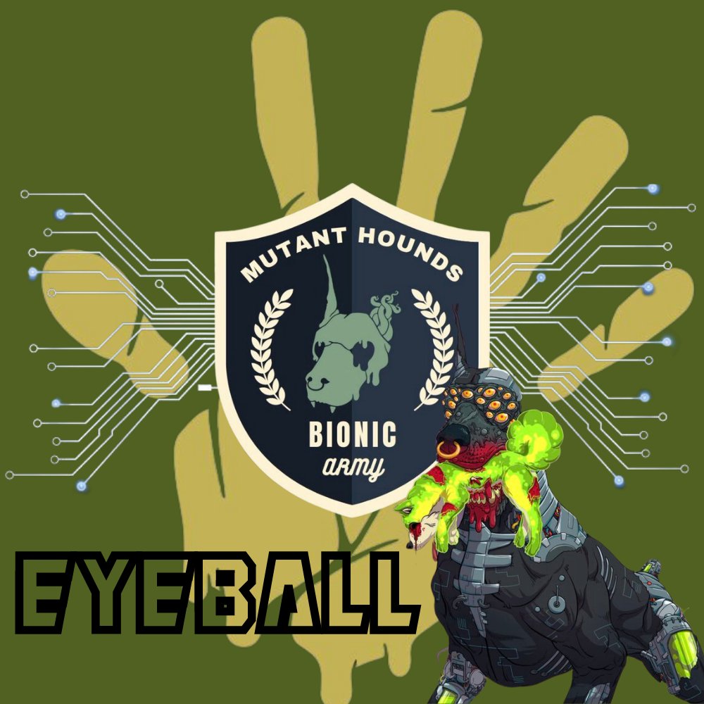LEOgnarCRO's tweet photo. G.M. @MutantHounds EYEBALL of the #BionicArmy Reporting for GM duty @mutant_cartel ! The Full Moon Is Upon Us ! #Howl #MutantHounds #MutantCartel #SerumCity #NovelLabs @novel_labs https://t.co/F5TC6FsAst
