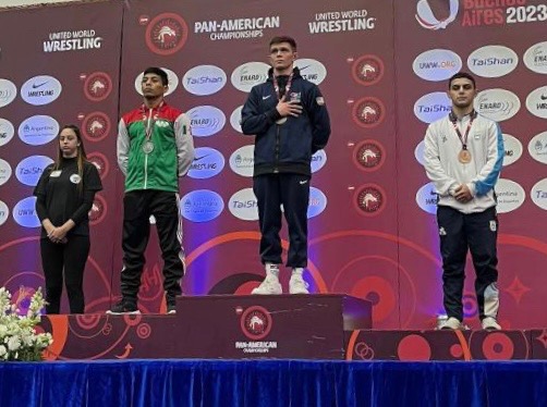 Our @wrestlejags family couldn't be more proud of @DaltonDuffield on winning the Pan Am Games! Great job Daulton! @OKCRTC @OKUSAwrestling @WestmooreHS @WestmooreWomen @whsjagathletics