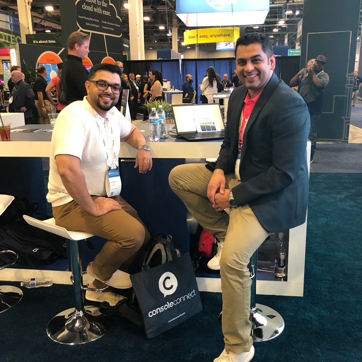 ConsoleConnect's tweet photo. We can't believe it's already the final day of Channel Partners Expo!
๐ It's not too late to make a pit stop at booth 2031 so we can show you how PartnerConnect can help resellers, agents and tech partners.
#CPExpo2023 #PartnerConnect #NaaS #ChannelPartnersConference https://t.co/Yirhdpqc9T