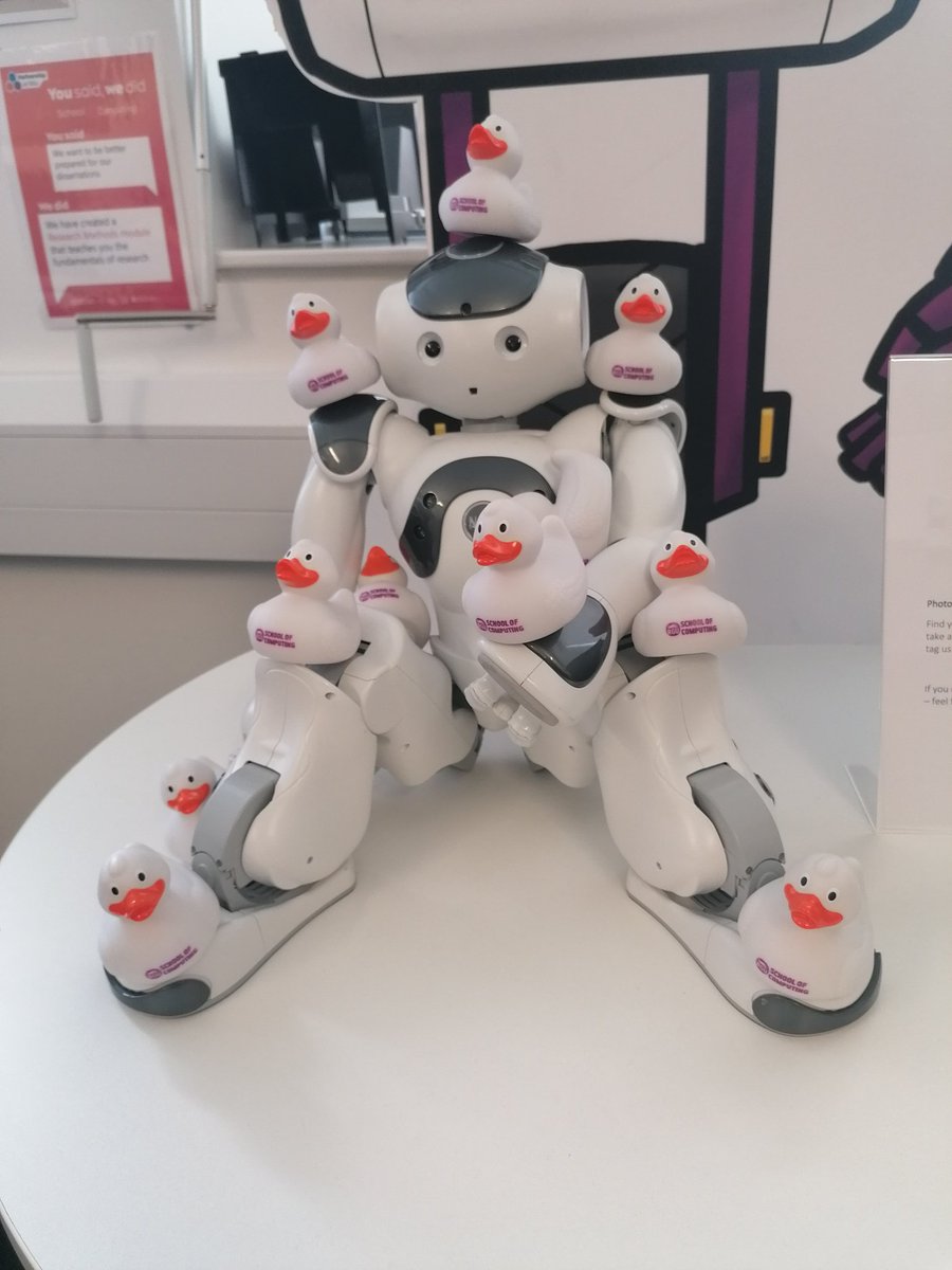 rgusocet's tweet photo. The second half of the #SOCdegreeshow23 is underway! If these ducks don't entice you to get over here and check out their projects, nothing will!

The photobooth in N526 is where you can try your luck at the duck challenge 😎 https://t.co/WQgQQokg5e