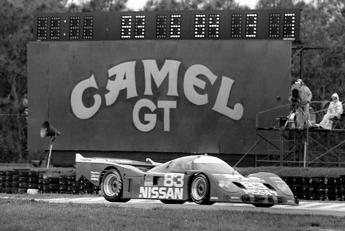 #TBT #Sebring12hours #Nissanntp90 #gtp races to #victory #photobybriancleary #fromthefilmarchive at Bcpix.com #motorsportphotography #motorsportphotographer #shotonfilm #35mmblackanswhitefilmphotography