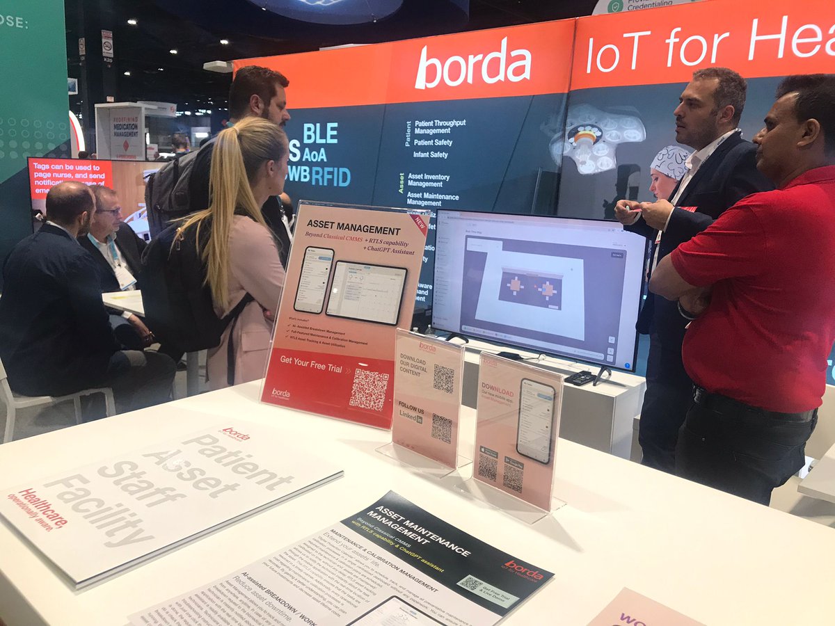 BordaTechnology's tweet photo. We had a blast showcasing our award-winning IoT products and connecting with the amazing and forward-thinking community. Thank you to everyone who made HIMSS'23 such a memorable experience. https://t.co/8JjMXiiEWI