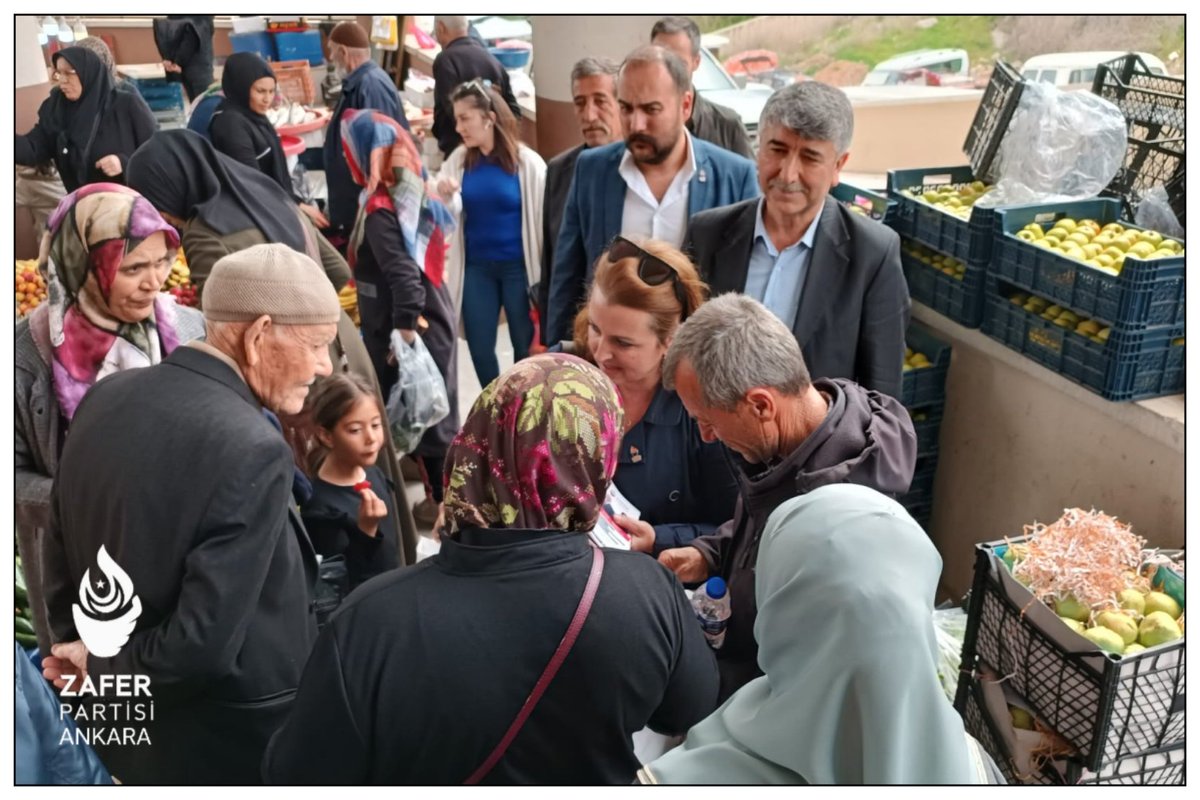 Milletvekili Adaylarımız, İl Başkanımız Sn. Neslihan IRVANA ile birlikte Çubuk Pazarı'nda esnaf ve vatandaşlarımızla görüştük.

ZAFER PARTİSİ GELECEK,
POŞETLER UCUZA DOLACAK!🇹🇷

<a href="/umitozdag/">Ümit Özdağ</a> <a href="/zaferpartisi/">Zafer Partisi</a> #ATAİttifakı
<a href="/VSahaner/">Vedat Şahaner</a> <a href="/AliOsmanVurucu2/">Ali Osman Vurucu</a>

<a href="/NeslihanRvana/">Neslihan Irvana</a>
#AnkaranınZaferi