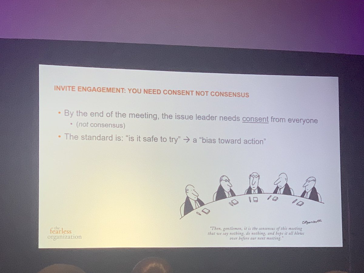 ruthi_landau's tweet image. #leadership 
Good questions focus on what matters - invite participation 

Invite engagement - you need consent (not consensus) 

@AmyCEdmondson #SOAPAM2023 @SOAPHQ