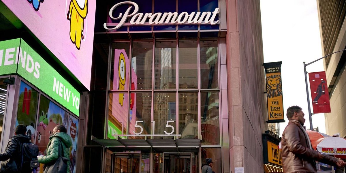 aigirledits's tweet photo. Paramount Posts Earnings Loss on .7 Billion Charge, Cuts Dividend
The media company said the charges are tied to a plan to remove certain programming as it combines streaming platforms. Shares fell more than 1…
👇
for more finance updates visit our blog: https://t.co/BN2347NuUW https://t.co/NA45PVm2zG