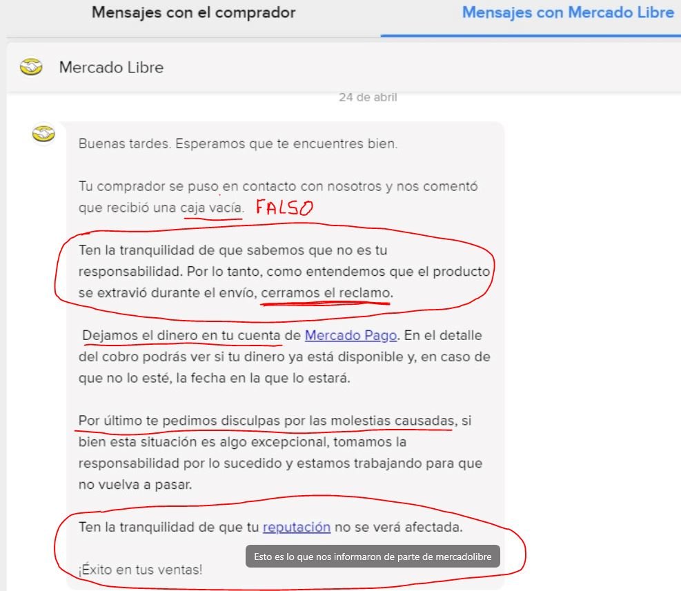 SeguInfo's tweet photo. Hoy les traigo una #estafa en @mercadolibre @ML_Argentina  de la que fui víctima a través de un vendedor/delincuente que lo realiza de forma sistemática.
La empresa no se hace cargo y cierran los reclamos.

Pasen, vean y tengan cuidado de que no les pase.
https://t.co/PZE9EY9ByY https://t.co/gaUbc0szga