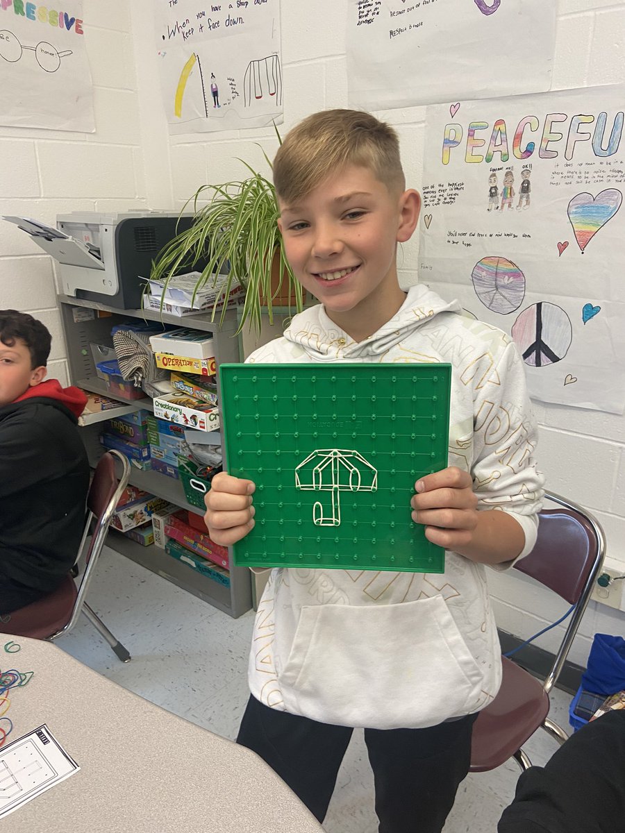 JoelleBird's tweet photo. What’s geometry without Geoboards? https://t.co/aJndwLdkVz