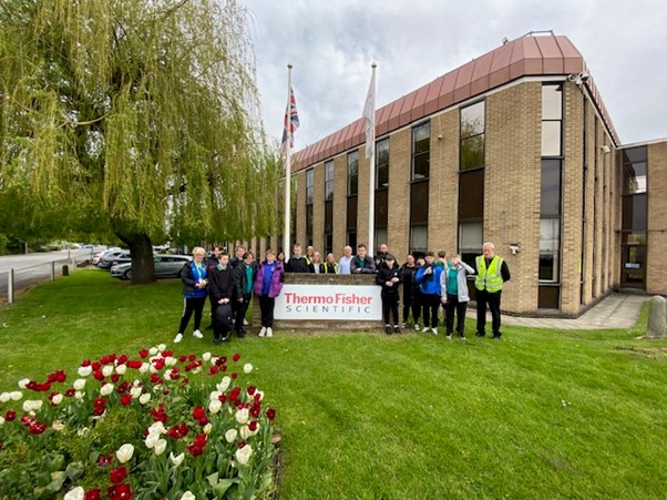 llep_gerarde's tweet photo. LLEPcareershub: RT @LeicsCares: Massive thanks go to Tina, Jason and the many staff who supported at @thermofisher this morning. The work tour of their warehouse in Loughborough for students from @millgate_school was brilliant! #TogetherWeCan #volunteeri… https://t.co/D04heHHiaZ