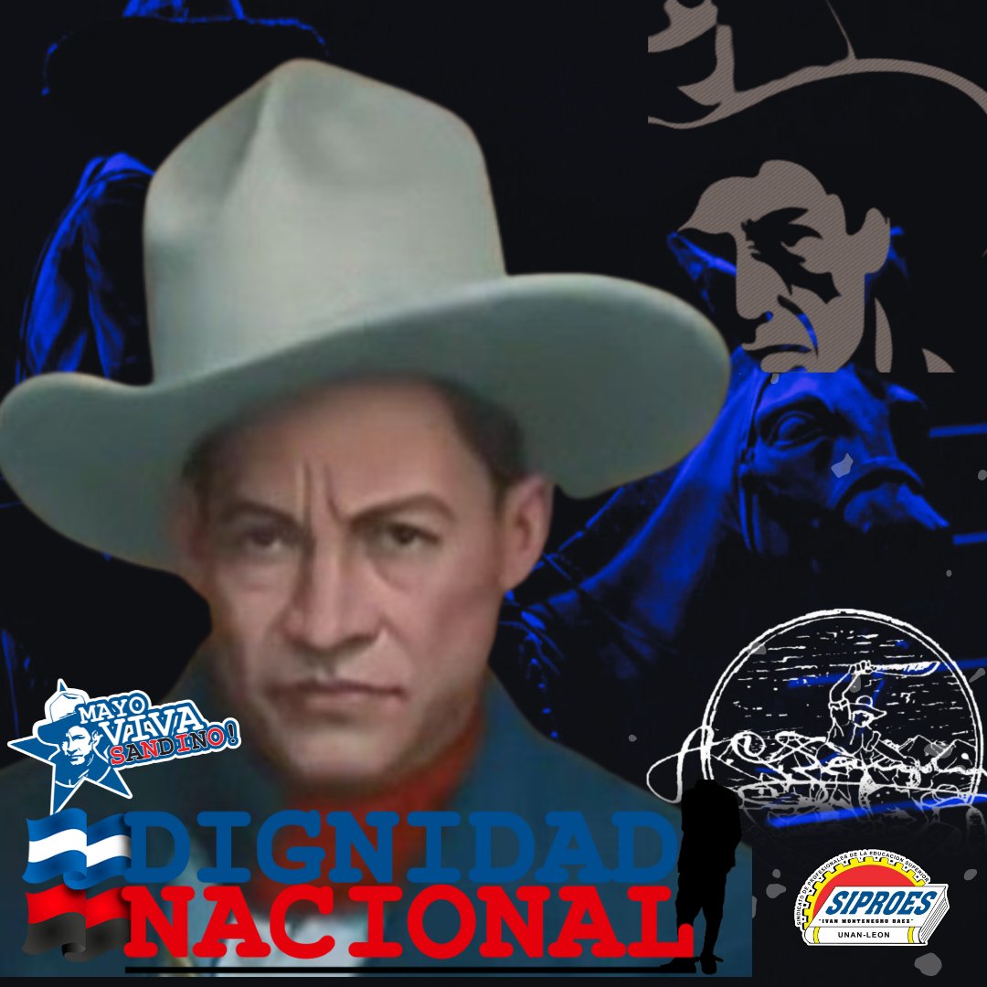 4 de mayo de 1927, el General  Agusto C. Sandino, se niega a firmar el Pacto del Espino negro, oponiendose a la intervencion yankee, él se negó a vender su patria e inicia la lucha por el decoro nacional dejando un legado de dignidad y soberanía #MayoVivaSandino 
#LeonRevolucion