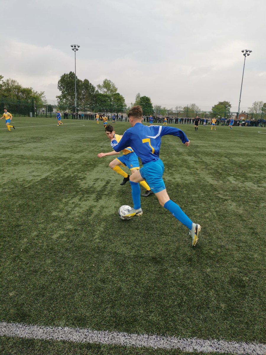 Congratulations to our U17 Football team. Today they added the Dublin District title to the South Dublin League title won earlier this year.  A great win against an excellent <a href="/moylepark/">Moyle Park College</a> team. Well done to both teams!