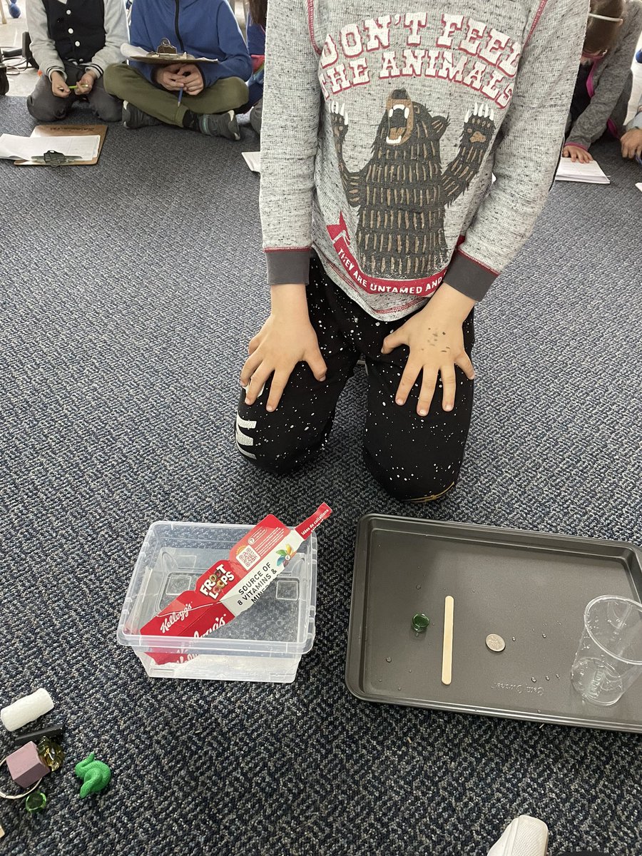 211Calderone's tweet photo. In Science, we are exploring the properties of materials! We learned that some materials float and others sink. We also discussed that objects are purposely made from materials that float or sink - like life jackets and boat anchors ⚓️ https://t.co/PLdqPFUrNy