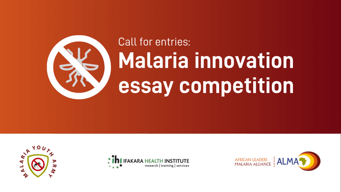 Fredros_Inc's tweet photo. Ifakara Health Institute and the African Leaders Malaria Alliance (ALMA) Launch Malaria Innovation Essay Competition for African Youth 
~ 
The Ifakara Health Institute and the African Leaders Malaria Alliance  (ALMA) Youth Advisory Council have teamed up to launch a Malaria  Innovation Essay Competition for African youth aged 18-35 who are  passionate about fighting against malaria. The competition aims to  encourage young individuals to develop innovative ideas and solutions to  tackle one of Africa's most pressing public health issues. Through this  competition, we hope to inspire and cultivate a new  generation of leaders committed to eradicating malaria in Africa. The  competition is open to youth from diverse backgrounds and academic  disciplines, and winners will receive cash prizes and have their essays  published in various platforms. The deadline for submissions is May 25th,  2023 https://t.co/j0yBO9Wm98 @ALMA_2030 @AloyceUrassa @ifakarahealth.