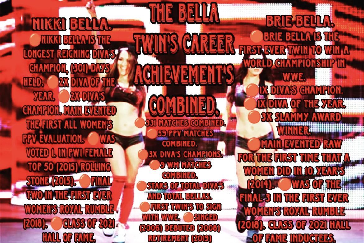 “tHe BeLla’S dIdN’T dO ANyThInG fOr WoMeN’s WrEsTlInG” “tHeY sUcK” “nIKkI gOt EvErYtHiNg HaNdEd To HeR bEcAuSe Of CeNA”

Oh yeah? Well….

EXPLAIN THIS! In conclusion, Bellas run it and rule it. https://t.co/BS2PPGSwwX