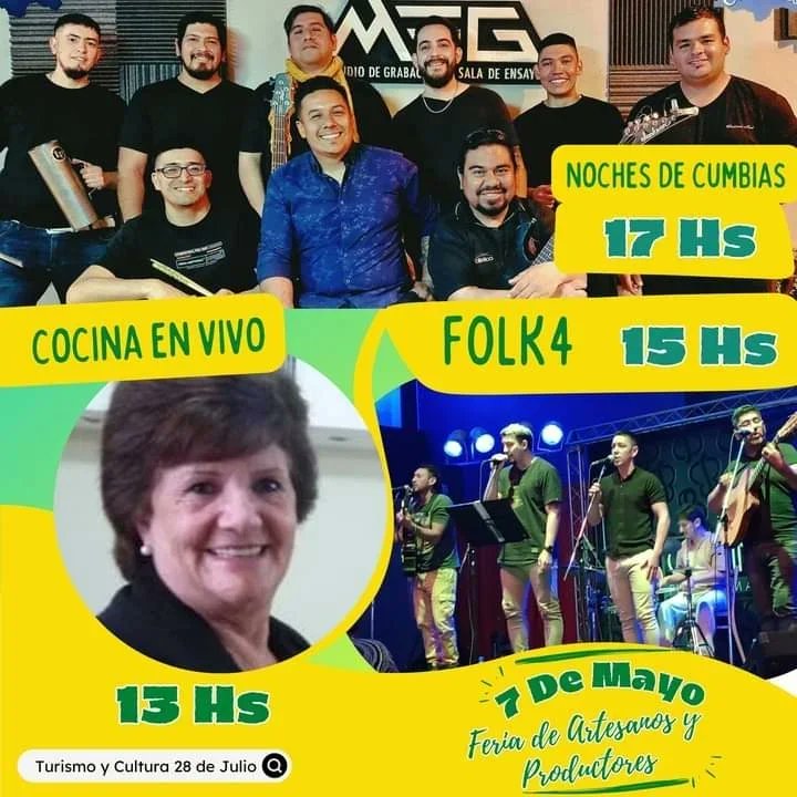 TMorales_71's tweet photo. 28 de Julio te espera con variedad de actividades este Finde.. predio ferial .. gastronomía. artesanos.parrilla. trae reposera y mate y disfruta de nuestra bella localidad.. #ReposteriaGalesa @radio3trelew @diegotw68 @MajoPogler @ChubutPatagonia @lu17com @RadioChubut https://t.co/m2gmT5MOc4