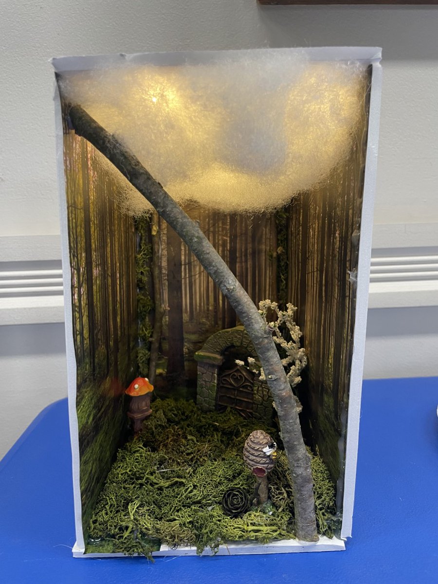 BurtonLibrary's tweet photo. Last night we had our Book Nook crafting program! Here are some of the final results. https://t.co/DnQYeIM2XC
