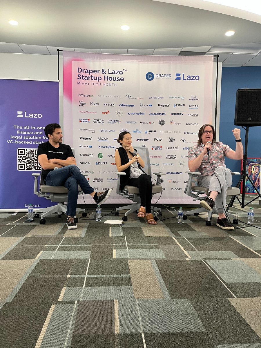 finobertinat's tweet image. A new edition of #MiamiTechMonth has come to an end. This was a unique opportunity to meet startup founders and tech innovators.

The tech industry is overcoming the challenges and it’s flourishing strongly. We&apos;re eager to collaborate to continue in this direction 💪