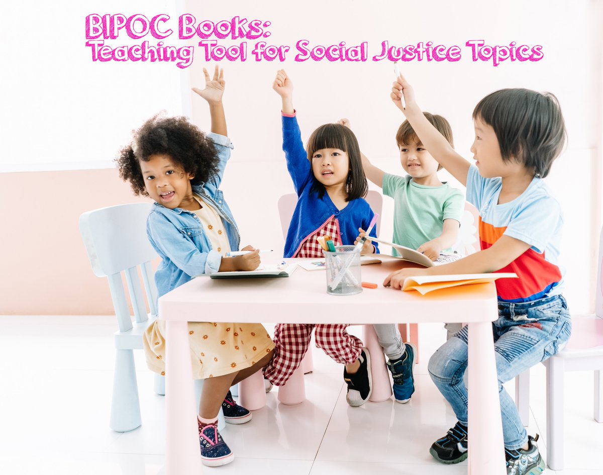 Joy_4_Books's tweet photo. Educators use BIPOC children's books to teach these topics, as they provide an accessible, relatable, and memorable opportunity for students to learn about social justice topics.  #RepresentationMatters #BIPOCChildrensBooks #socialjusticeeducation https://t.co/fbB54tYEGd