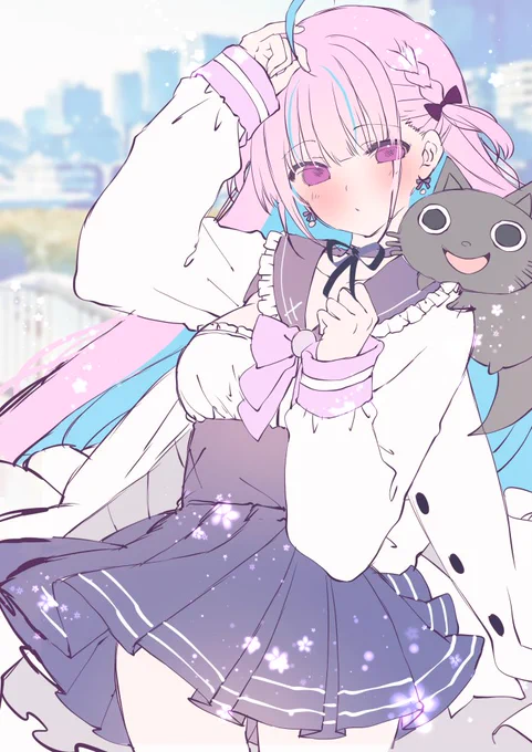 あくたん構図ラフ(*˘︶˘*).。.:*
