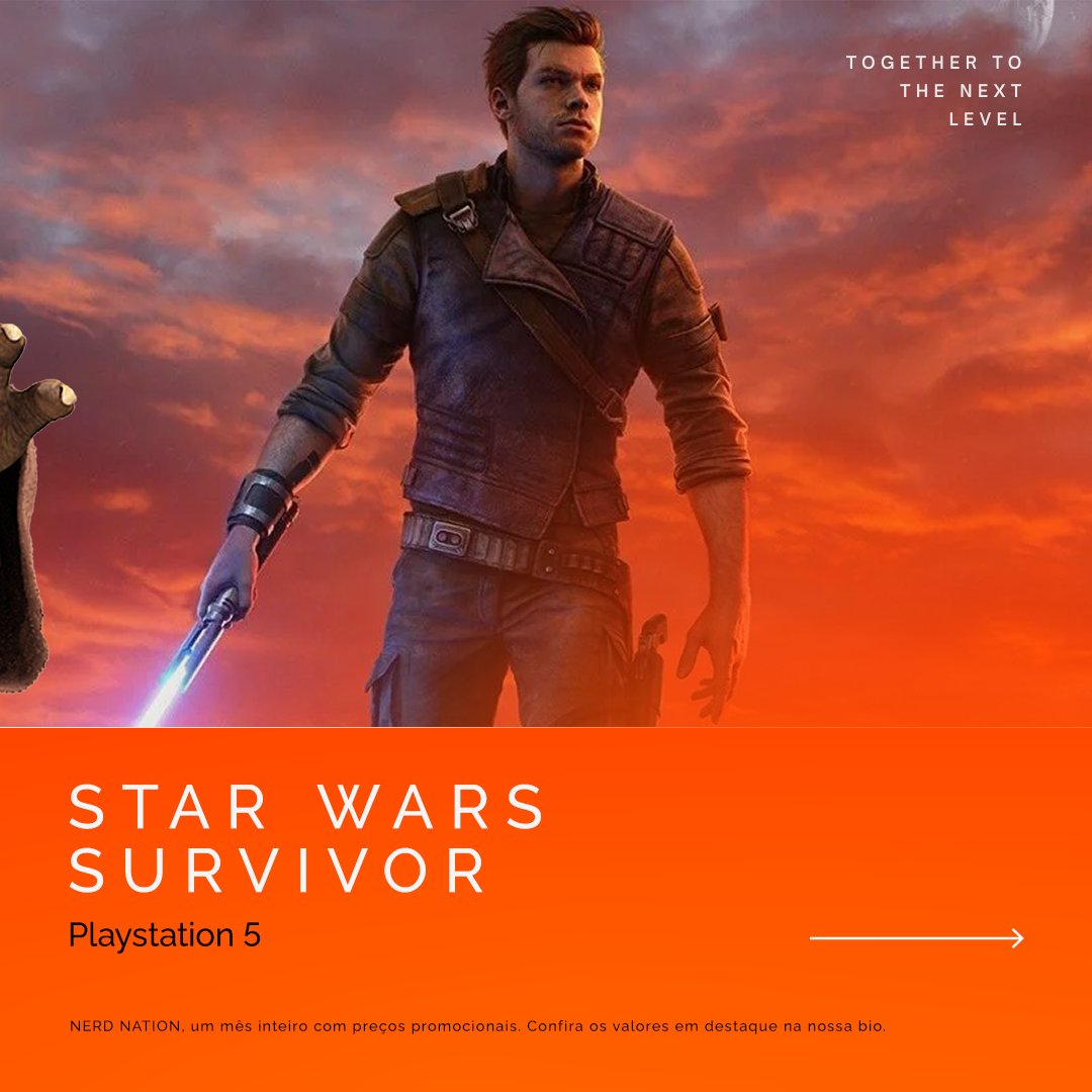 bdsgg_'s tweet photo. #MayThe4thBeWithYou e pra comemorar esse #StarWarsDay vamos de jogar o novo jogo que está disponível desde o dia do lançamento em nosso catálogo Star Wars: Suvivor! https://t.co/deYSNl9KMP