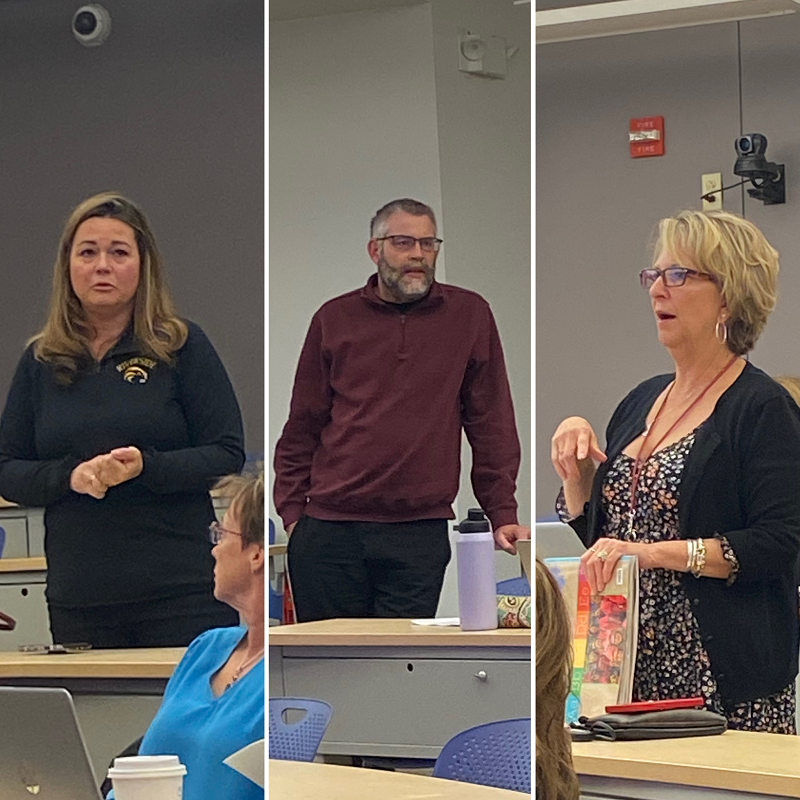 SSTRegion4's tweet photo. Thank you to Natalie Urbas from Riverside, Andy Cardinal from Cardinal and Lisa Shields from Perry for sharing about their career exploration and workforce development programs with our Special Education Leaders this morning. @RLSD_Beavers #HuskiePride #PerryInspired https://t.co/DffkUomlhb