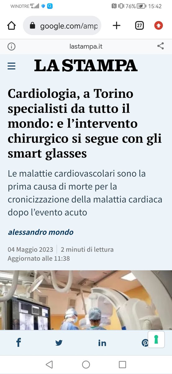 Tomorrow is the day of our live from Sant Andrea Vercelli Hospital... Go ahead!!!