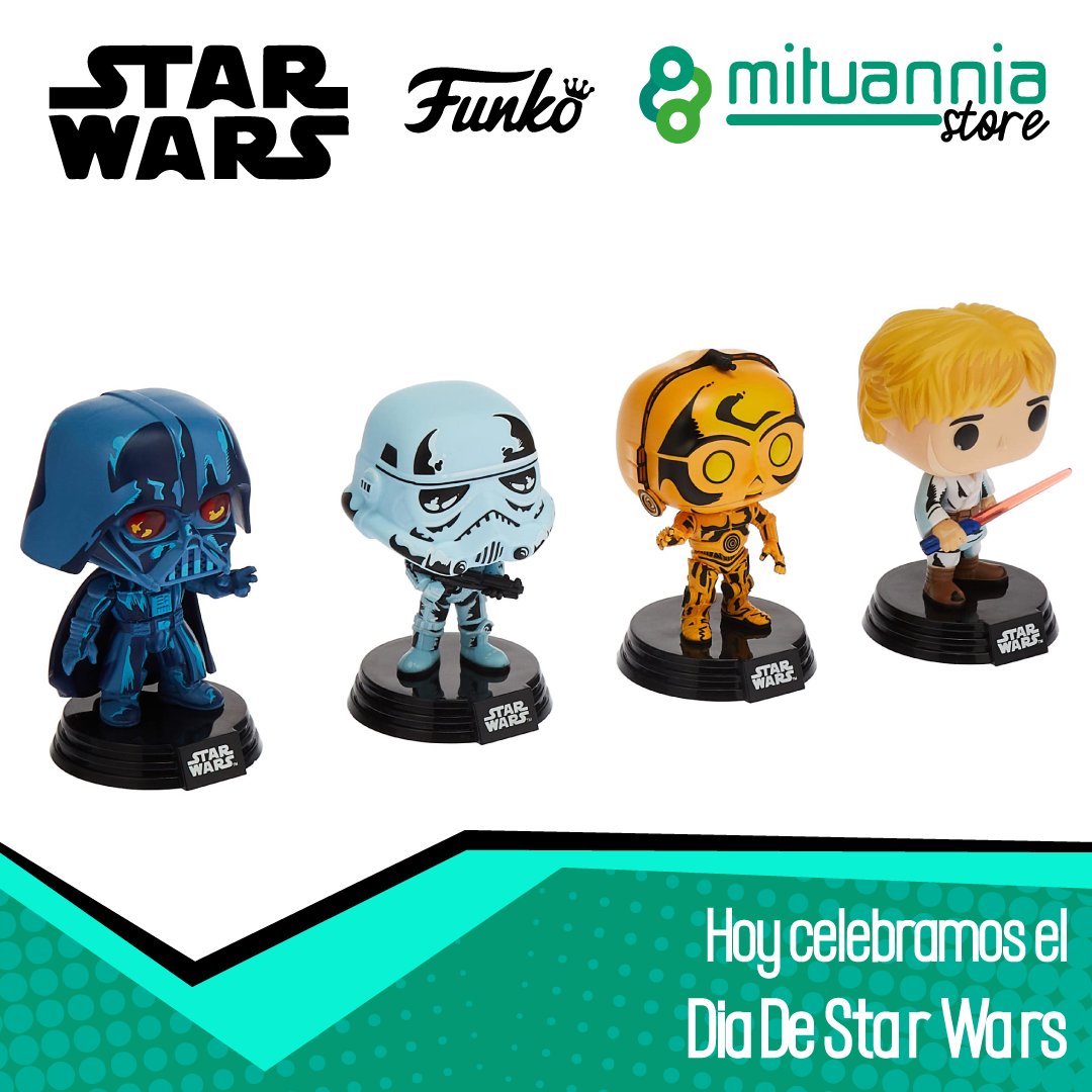 MituanniaStore's tweet photo. #FechasGeek | Feliz #DíaDeStarWars 🎉 #MayTheForceBeWithYou https://t.co/RPOhe3zzar