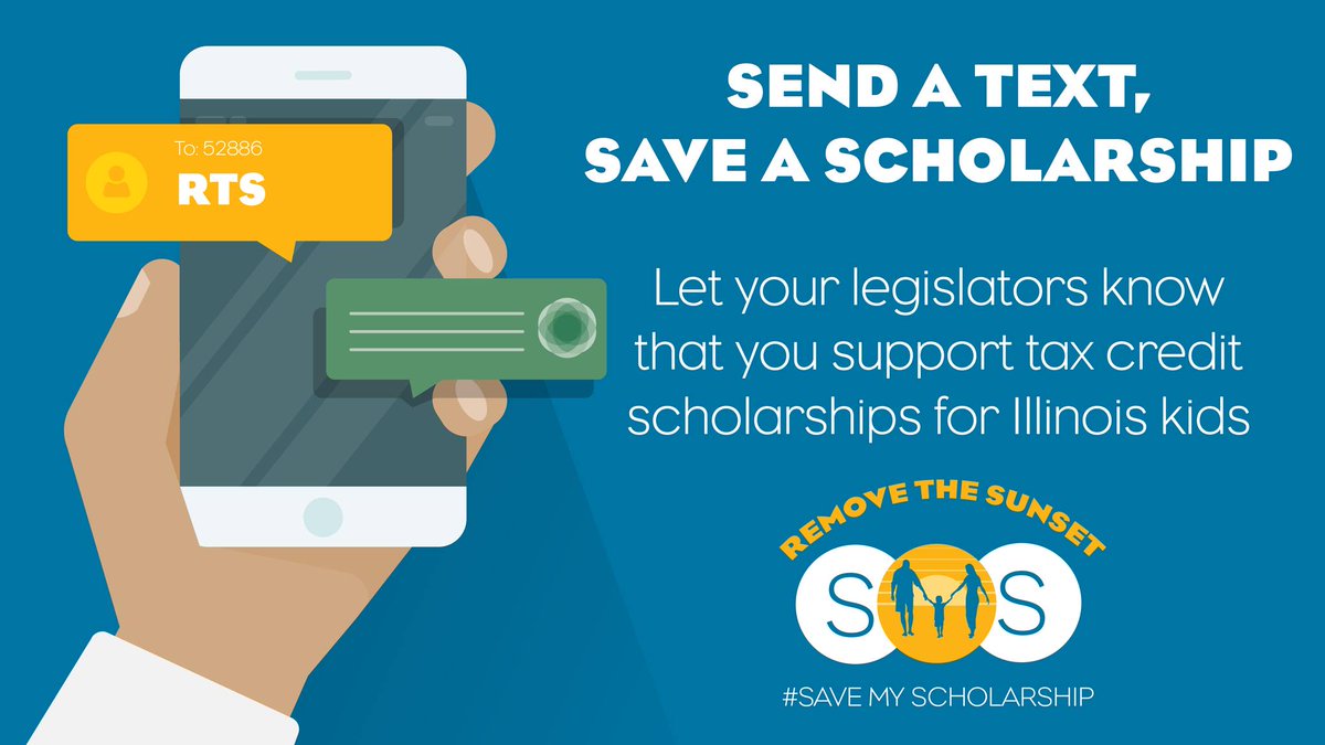 Please take 𝟭 𝗺𝗶𝗻𝘂𝘁𝗲 to support this vital program:
1) Text “RTS” to 52886 and click on the link that is texted back to you. -OR-
2) Go to bit.ly/42oDeFN to send a populated email to your state legislator.
#RemoveTheSunset #TCSHelpsKids #SaveMyScholarship