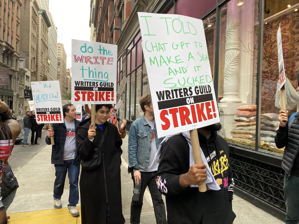 Yesterday, over 11,500 unionized writers went on strike after failed contract negotiations with major Hollywood studios. It's the entertainment industry's first major strike in 15 years and is about more than just pay and structure changes. 

#WritersStrike #Hollywood