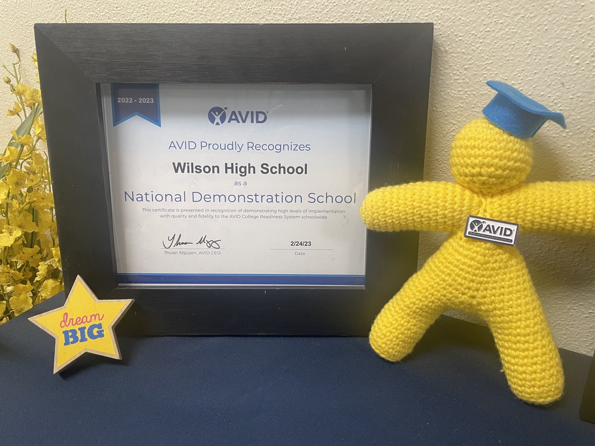 Celebration Post! 🎉
Congrats to Woodrow Wilson Senior High School in Region East on their revalidation as an AVID National Demonstration School. Currently, the only AVID demonstration high school in LAUSD. We are very proud of their commitment to excellence.
#IBelieveinLAUSD