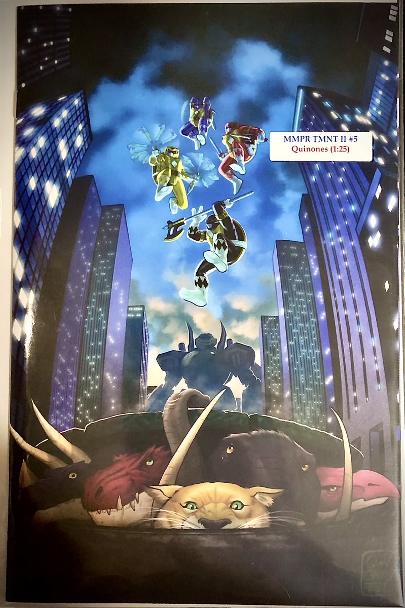 Captain_Subpar's tweet photo. I don’t buy a ton of variant covers nowadays but sometimes the mash up is just too good to skip. I love this Joe Quinones cover.
#mmprtmnt #MightMorphinPowerRangers #TeenageMutantNinjaTurtles https://t.co/rrpGUvobr0