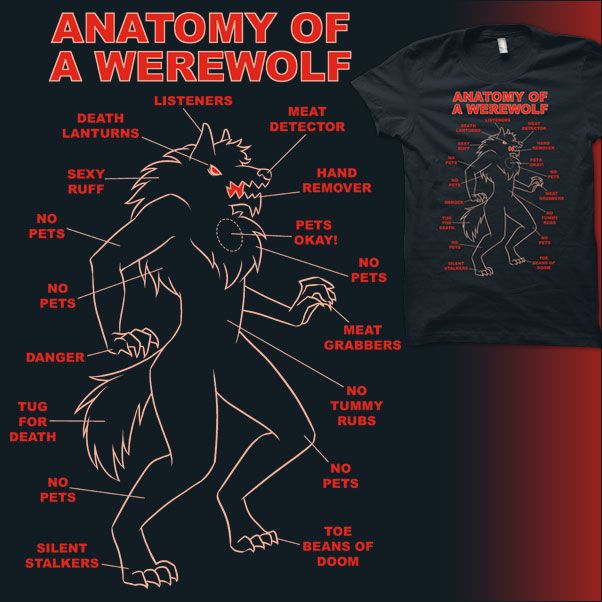 Pay attention, Weirdos. (Art by Diana Sprinkle) #WerewolfAnatomy #WerewolfArt #Werewolf