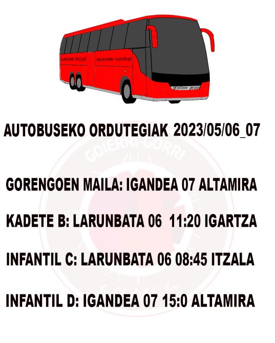 neskak
#goierri 
#gorri
#aiztondo
#futbola
#infantilak
#partiduak
#autobusak