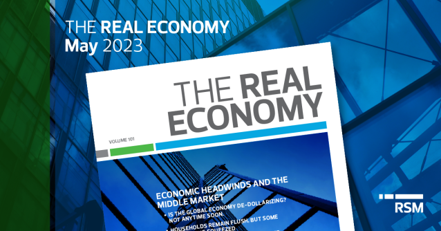 We forecast a 75% chance of a recession over the next 12 months, an increase over our previous estimate of 65%. Read more from our Chief Economist @JoeBrusuelas in the latest issue of The Real Economy: rsm.buzz/3VAeIzm