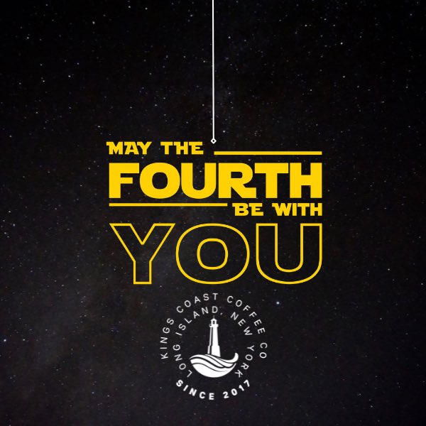 Awaken your senses with Freshly Roasted Coffee, Delivered to your door!

Order Online and save 20% off your purchase TODAY only! 

May the 4th be with you always!

kingscoast.coffee