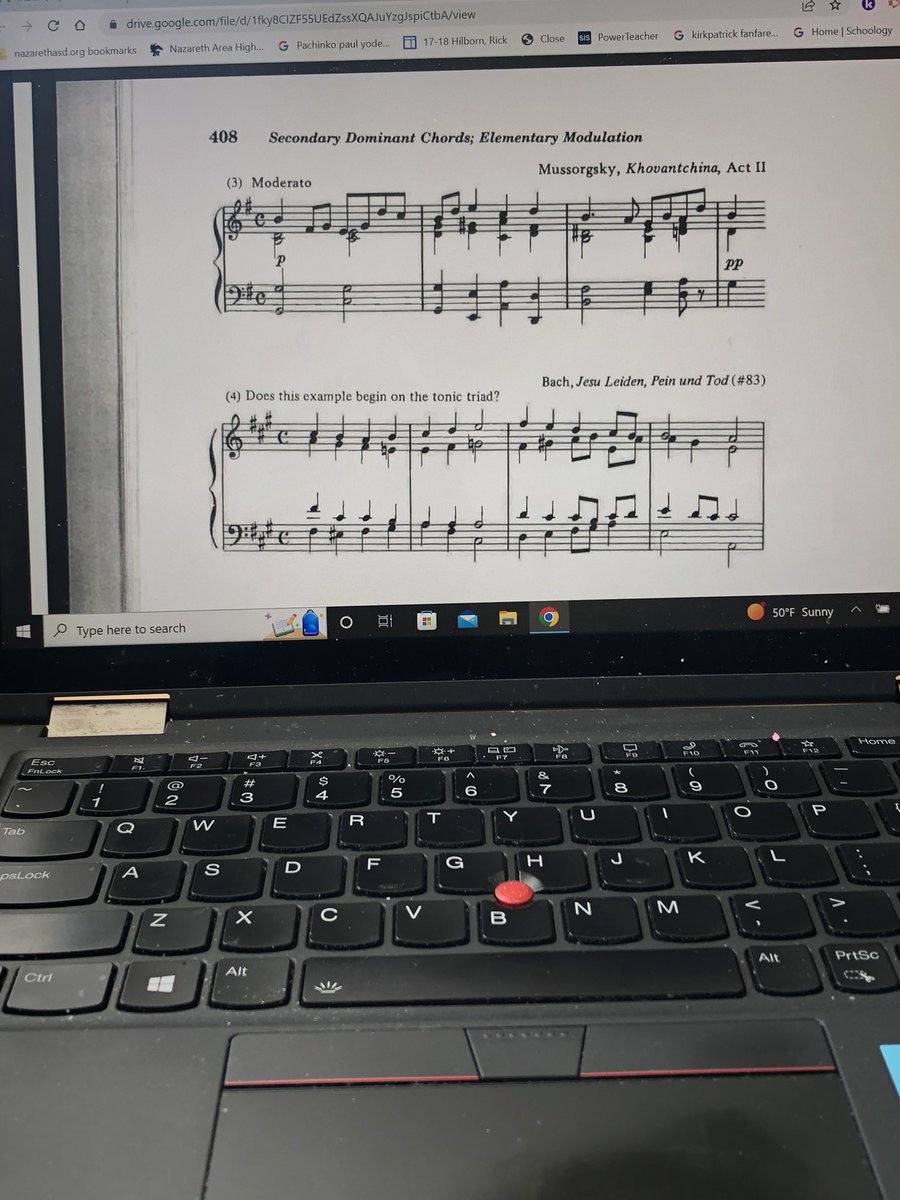 When I first started teaching, never in 1,000 years did I think I would be teaching Music Theory - secondary dominants no less - on a computer to my class 150 miles away - while I was at the BEACH in Wildwood, NJ!!!! #musictheorynerd