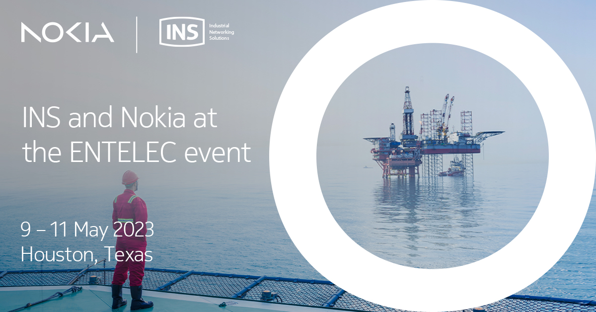 nokiaindustries's tweet photo. Join Nokia and @INS_Networking at the ENTELEC event from 9 -11 May in Houston, Texas. 

Learn about state-of-the-art #privatewireless solutions digitally transforming the Oil &amp; Gas and Electric Utility industries. 

Visit us at: https://t.co/ocrJnRobZs

#privatecellular #pcn https://t.co/kfipOtyHw4