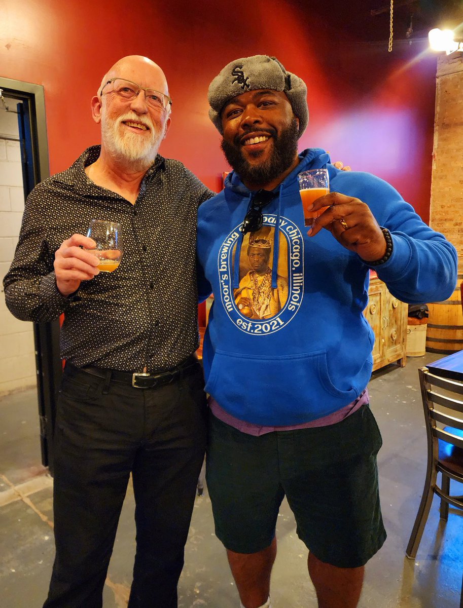 nkosio's tweet photo. ..so I’m telling Randy Mosher my Chicago Beer Mt Rushmore is Randy Mosher. Pete Crowley. Jonathan Cutler. John Hall feel free to swap any of those w Ray Daniels. His response- Don’t forget Michael Sieben + John Siebel..without them you don’t get the brewery or the Institute. 🍻 https://t.co/lPJ0MUINZh