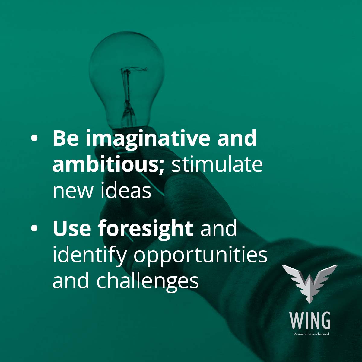WING_geothermal's tweet photo. Celebrate the courageous spirit of our WING members! Each year, we honor those who are imaginative, and ambitious. Who do you know that embodies these qualities? Nominate them for the Courageous Core Value Award.
https://t.co/6kffzXV3cp
#WinG #geothermal #courageous https://t.co/1dPprqzwqp
