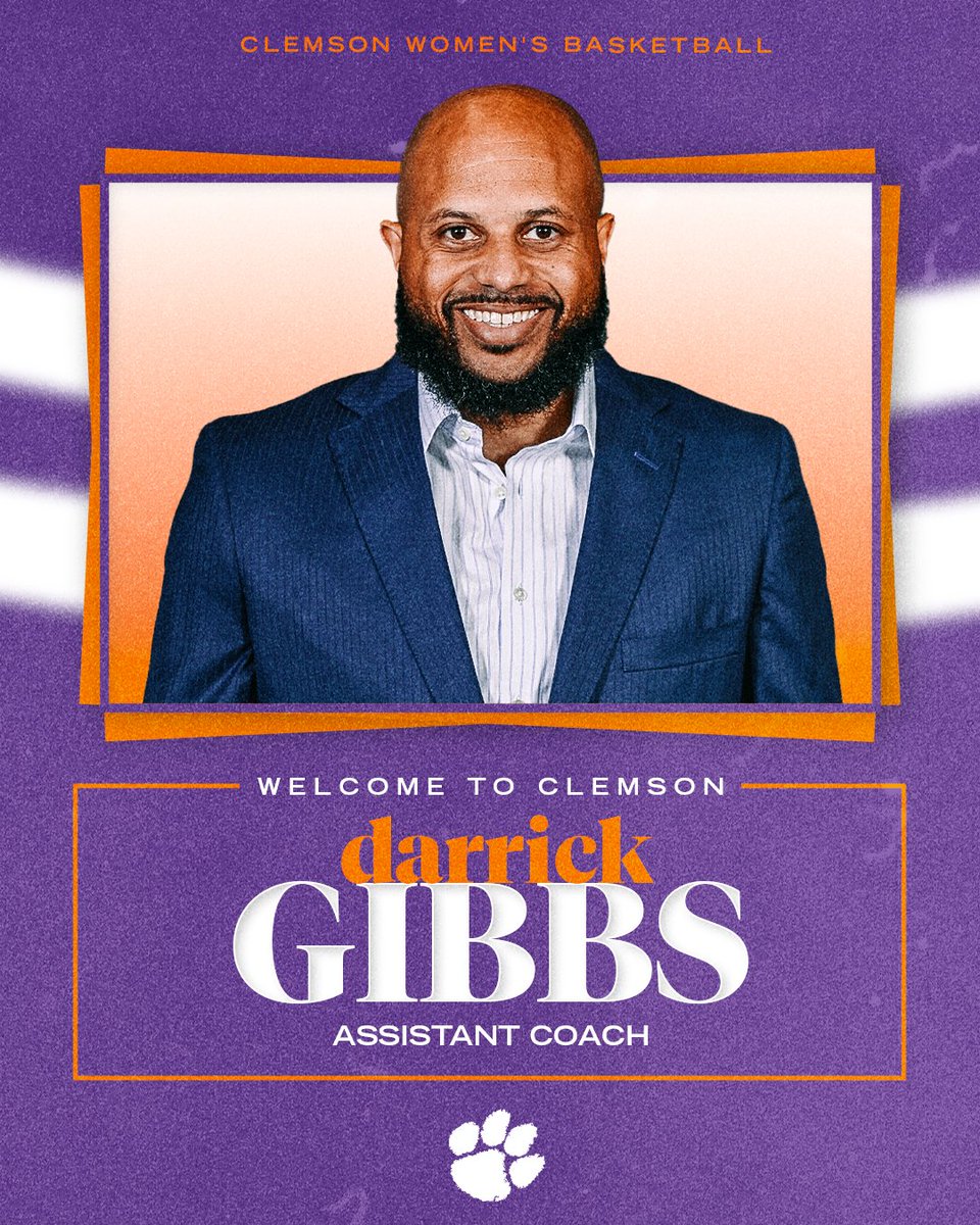 Welcome to the #ClemsonFamily, <a href="/CoachGibbs/">CoachGibbs</a>! 

Read about the new addition to Team 49 here - bit.ly/3LVsLw0