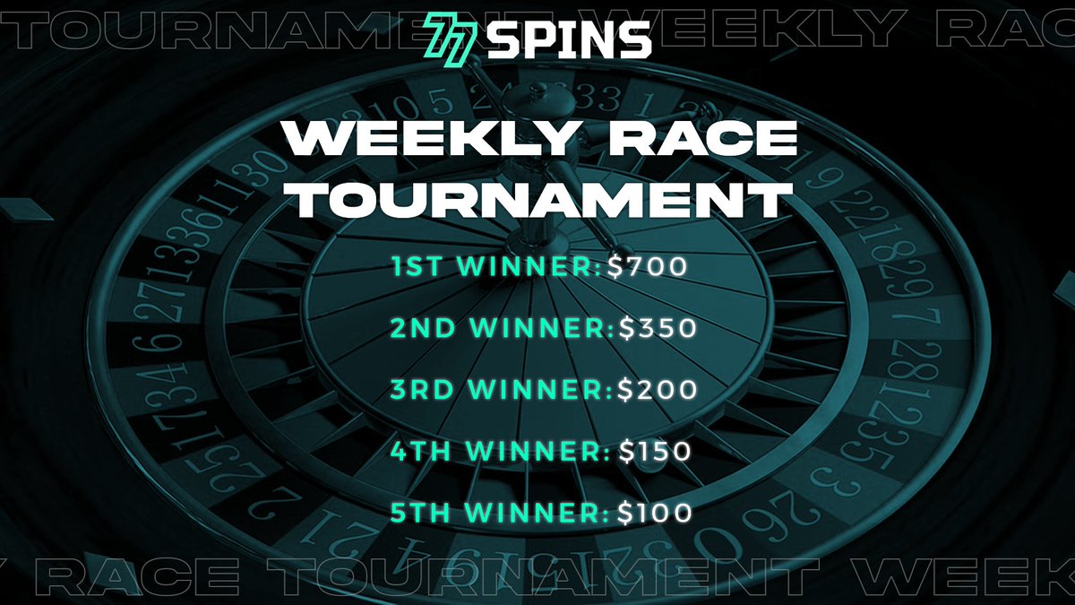 77Spins's tweet photo. Would you like to increase your earnings just by playing at 77Spins? 🎰 🎲

Participating couldn't be easier! Just play and earn points in our Leaderboard and you could be one of the next winners!

#slots #casino #onlinecasino #tournament #winner #offer #slot https://t.co/lN2P1RoVxZ