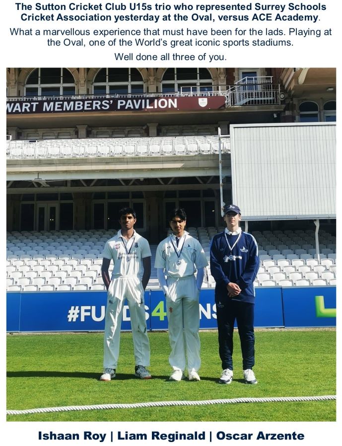 SuttonCricket's tweet photo. @SuttonCricket @suttonwomensCC #SuttonCricket https://t.co/74Ls9gyDNO