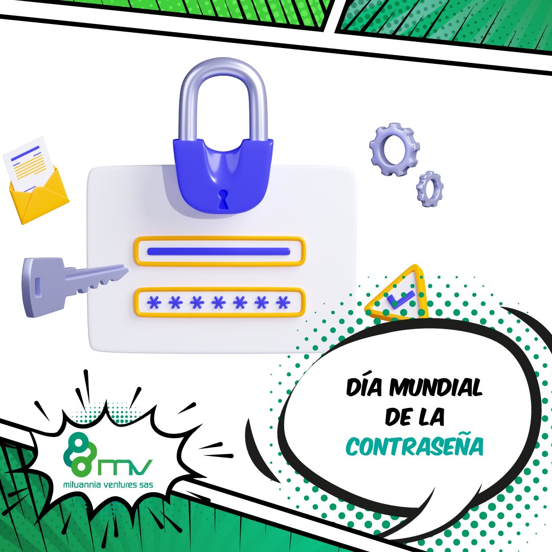 #TecnoDatos | Hoy celebramos el #DíaMundialDeLaContraseña 🔐