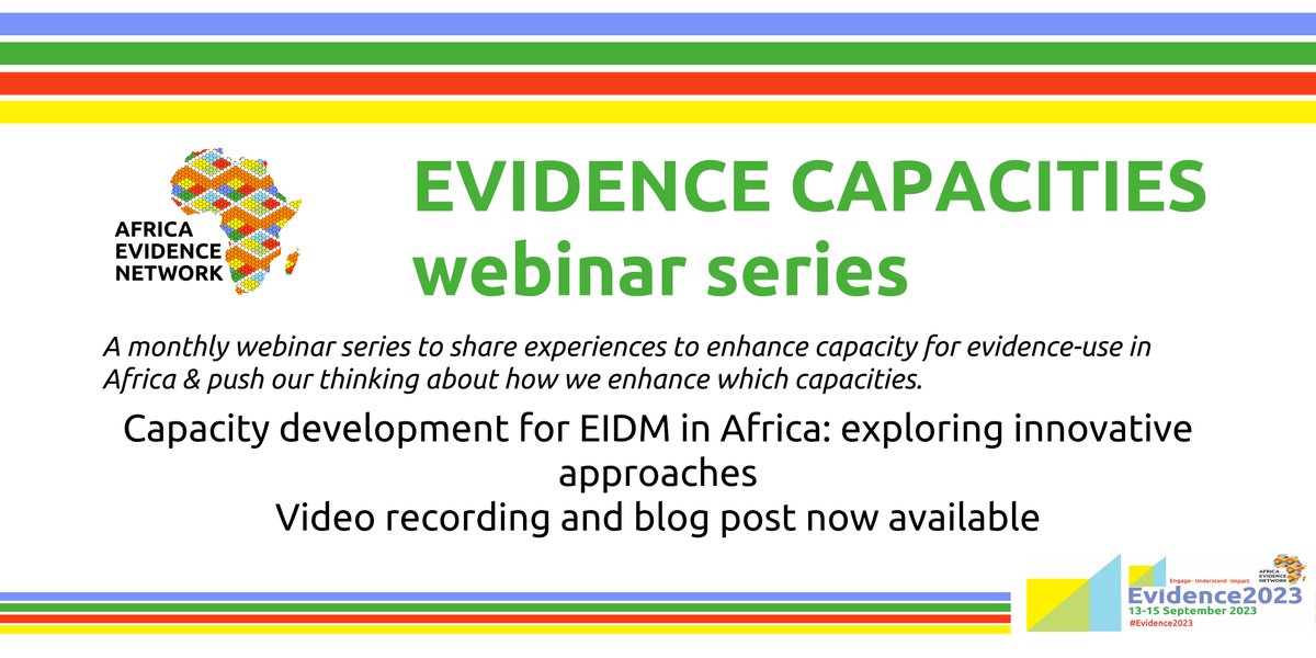 <a href="/Afidep/">AFIDEP</a> <a href="/onthinktanks/">On Think Tanks</a> <a href="/ebase_africa/">eBASE Africa</a> <a href="/PenkaBogne/">Penka</a> <a href="/LeylaHAbdullah1/">Leyla H Abdullahi</a> <a href="/africanngos/">AfricanNGOs</a> <a href="/charitychisoro/">Charity Chisoro</a> <a href="/BanuMaxwell/">Maxwell Banu</a> <a href="/BuMiHealth/">BuMi (Health) Priority Setting Ltd</a> <a href="/Research2Action/">Research to Action</a> 📢The blog is out!!!! #EnhancingEvidenceCapacities #webinar #Evidence2023 bit.ly/44lBbUy <a href="/Enomark1979/">Enock🇿🇼🤝🇬🇧</a> <a href="/jalembajalemba/">Jackie</a> <a href="/JPAL/">J-PAL</a> <a href="/K_Atengble/">Kirchuffs Atengble</a> <a href="/McMasterForum/">McMaster Forum</a> <a href="/NdlelaWiseman/">Wiseman Ndlela</a> <a href="/OkwenC/">Chanice Fri</a> <a href="/PACKS_Africa/">PACKS Africa</a> <a href="/Research2Action/">Research to Action</a> <a href="/ZeipNET_ZW/">ZeipNET</a>