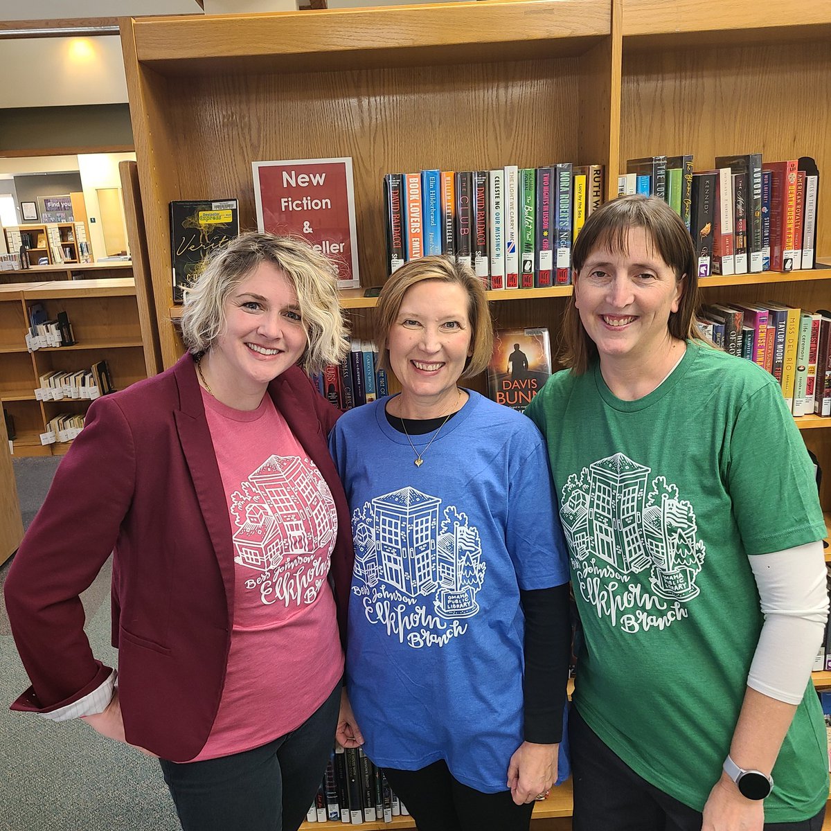 Omaha Public Library has branch t-shirts! All locations except Benson, Millard and Saddlebrook branches now have shirts, the last three are in the works! For more information, visit or call your branch. bit.ly/3WjOLmn #omahalibrary #community