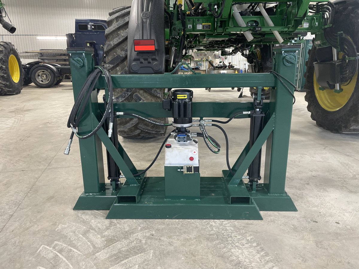 Sprayer lifts for sale and in stock! 
110V electric hydraulic power pack, can also be operated with the remotes on a tractor. 
RT appreciated 
Call or text today for pricing and shipping quote 519-955-5788