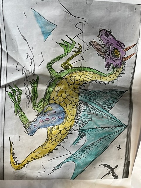 French_HTHA's tweet photo. James S has completed some fantastic drawings at home! Absolutely love these James! https://t.co/cbLs8CBBr7