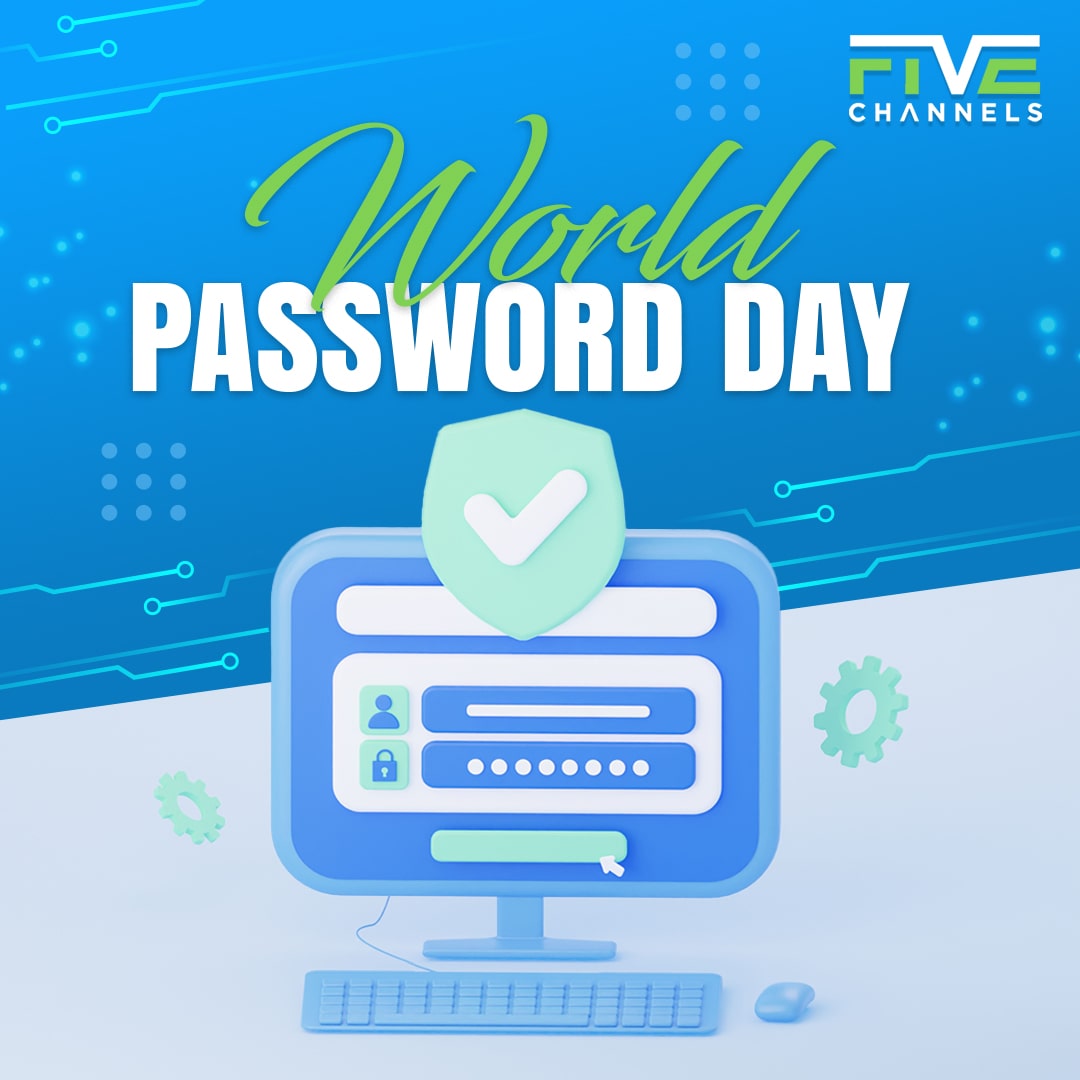Today is a reminder to take some time and strengthen those passwords to help keep your data safe!

💻 FiveChannels.com
📱 (850) 792-4812

#WorldPasswordDay