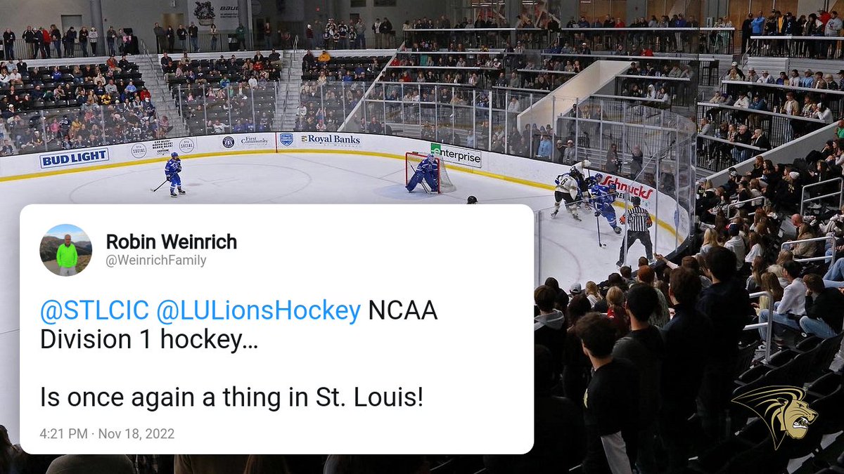 LULionsHockey's tweet image. A more perfect tweet might not exist!

#STLProud
#YearInReview
#SamePrideNewHunt