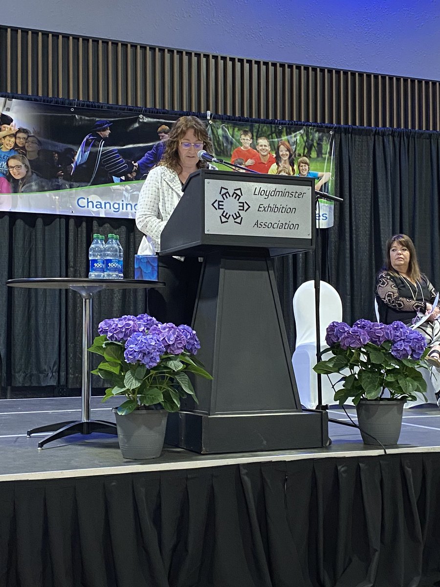 NewCountry959's tweet photo. Changing lives. Changing communities. Powerful stories being shared this morning at the Inclusion Lloydminster Breakfast. Thank you LeeAnne for sharing your familyโs story. #InclusionABBreakfast https://t.co/6fwgo2uOVw