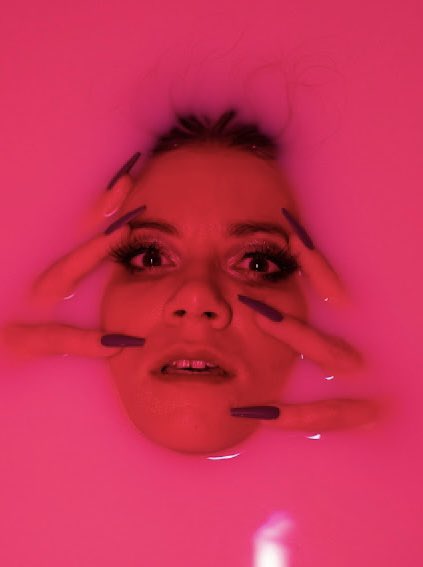 GM! Hope your day is as fun as this weird milk bath was for my music video 😆 🐄